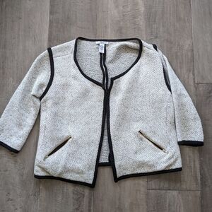 Bar III Gray Knit Jacket